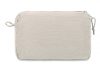 NAIMA COSMETIC Kenderszövet kozmetikai táska, bézs