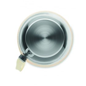 UTAH TOUCH Üveg palack tokban, 500 ml, bézs