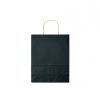 PAPER TONE M Közepes papír ajándéktasak, fekete