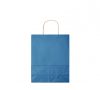 PAPER TONE M Közepes papír ajándéktasak, kék