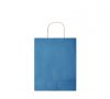 PAPER TONE M Közepes papír ajándéktasak, kék