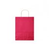 PAPER TONE M Közepes papír ajándéktasak, piros