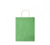 PAPER TONE M Közepes papír ajándéktasak, zöld