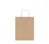 PAPER TONE M Közepes papír ajándéktasak, bézs