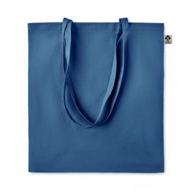 ZIMDE COLOUR Organikus pamut bevásárlótáska, kék