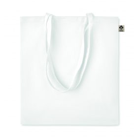 ZIMDE COLOUR Organikus pamut bevásárlótáska, fehér