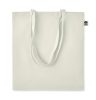 ZIMDE Organikus pamut bevásárlótáska, bézs