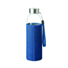 UTAH DENIM Üveg palack tokban, 500 ml, kék