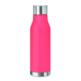 GLACIER RPET RPET palack, 600 ml, áttetszo piros