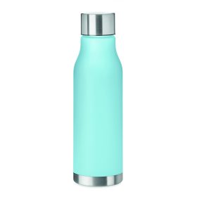 GLACIER RPET RPET palack, 600 ml, áttetszo világoskék