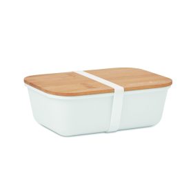 THURSDAY Uzsonnásdoboz bambusz fedéllel, fehér