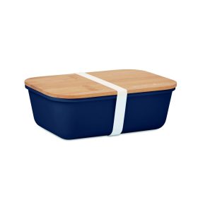 THURSDAY Uzsonnásdoboz bambusz fedéllel, kék