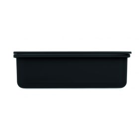 SUNDAY Uzsonnásdoboz evőeszközökkel, fekete