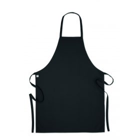 RAIPUR COLOUR Organikus pamut kötény, 200 g, fekete