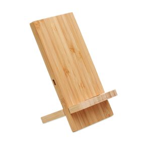 WHIPPY PLUS Vez.nélk. töltő telefon tartó, fa