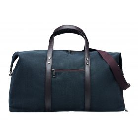 ZURICH Hétvégi táska vászonból 450 g, fekete