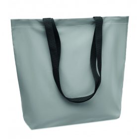 VISI TOTE Fényvisszaverő bevásárlótáska, fakó ezüst