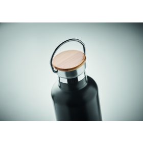 HELSINKI LARGE Duplafalú termosz 1 l, fekete