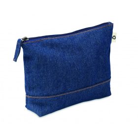 STYLE POUCH Újrahaszn. farmer piperetáska, kék