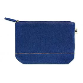 STYLE POUCH Újrahaszn. farmer piperetáska, kék