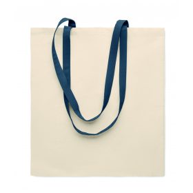 ZEVRA 140 g pamut bevásárlótáska, kék