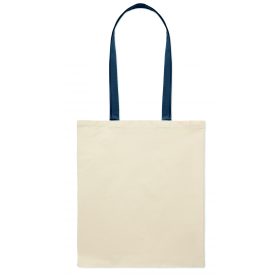 ZEVRA 140 g pamut bevásárlótáska, kék