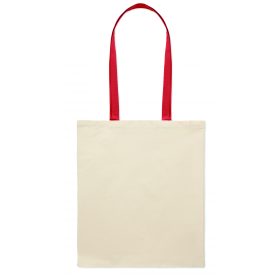 ZEVRA 140 g pamut bevásárlótáska, piros