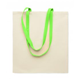 ZEVRA 140 g pamut bevásárlótáska, lime