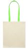 ZEVRA 140 g pamut bevásárlótáska, lime