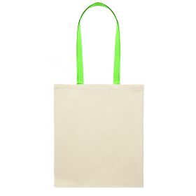 ZEVRA 140 g pamut bevásárlótáska, lime