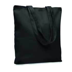 RASSA COLOURED 270 g vászon bevásárlótáska, fekete