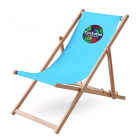 HONOPU Strandszék fából, türkiz