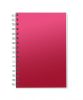 ANOTATE A5 RPET spirálos jegyzetfüzet, piros
