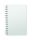 ANOTATE A5 RPET spirálos jegyzetfüzet, fehér