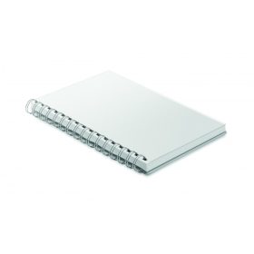 ANOTATE A5 RPET spirálos jegyzetfüzet, fehér