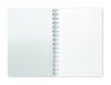ANOTATE A5 RPET spirálos jegyzetfüzet, fehér