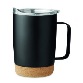 RUBY Duplafalú pohár 300 ml, fekete