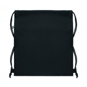 PANDA BAG Újrahaszn. pamut tornazsák, fekete