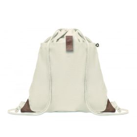 PANDA BAG Újrahaszn. pamut tornazsák, bézs