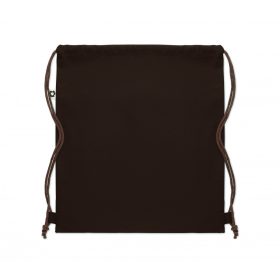 PANDA BAG Újrahaszn. pamut tornazsák, csokoládé