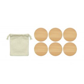 BAYIN SET 6 db-os bambusz alátétkészlet