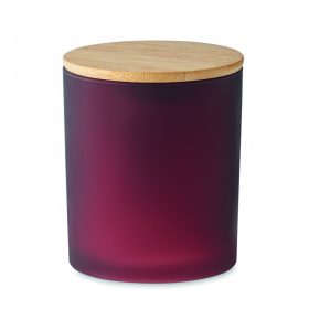 KEOPS LARGE Növényi viaszgyertya 280 g, burgundi vörös