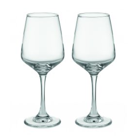 CHEERS 2 db-os borospohár készlet, fa