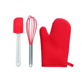 DATEKI Sütő kellék készlet, piros