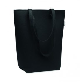 NATA RPET filc bevásárlótáska, fekete
