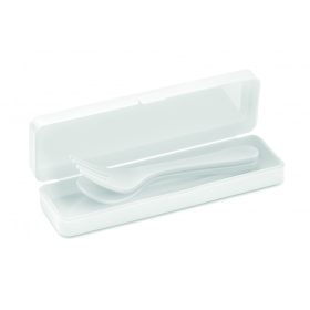 RIGATA Evőeszközkészlet PP-ből, fehér