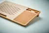TECLAT Laptop és okostelefon állvány, fa