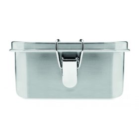 SAO Rozsdamentes acél ebéddoboz, fakó ezüst