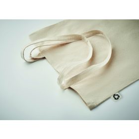 ZOCO Újrahasz. pamut bevásárlótáska, bézs