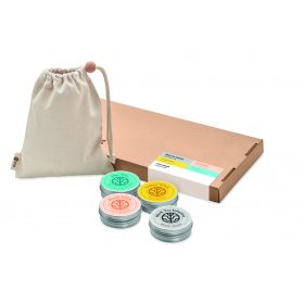 ELEGANCE Vegán utazási ajándékcsomag, bézs